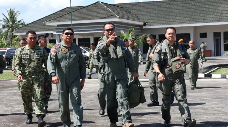 Patroli Udara Lima F-16 TNI AU di Sulut, Perkuat Pengamanan Wilayah Utara Indonesia