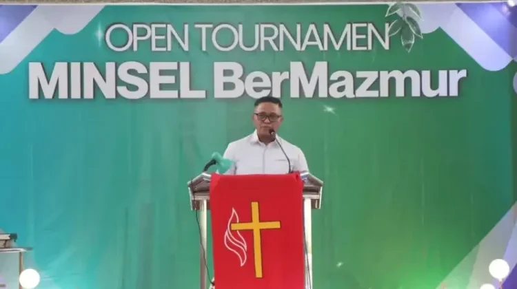 Silangen Wakili Gubernur Sulut Hadiri Tournament Minsel Bermazmur