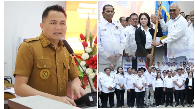 Bupati Mitra Ronald Kandoli Ucapkan Selamat kepada Pengurus PWI Sulut 2026-2031