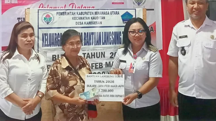 Kecamatan Kauditan Kawal Penyaluran BLT Desa Karegesan