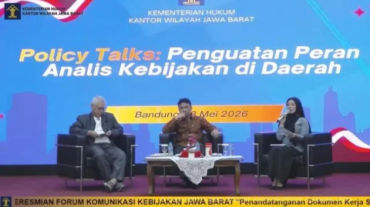 Dorong Kebijakan Berkualitas, Kanwil Kemenkum Sulut Ikuti Policy Talks Jawa Barat