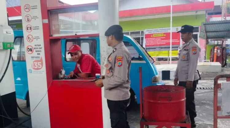 Polsek Tuminting Intensifkan Pengawasan Penyaluran BBM Bersbsidi di SPBU