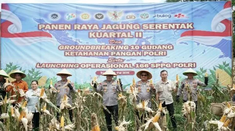 Dukung Asta Cita, Polda Sulut Sukseskan Panen Raya Jagung di Sonder
