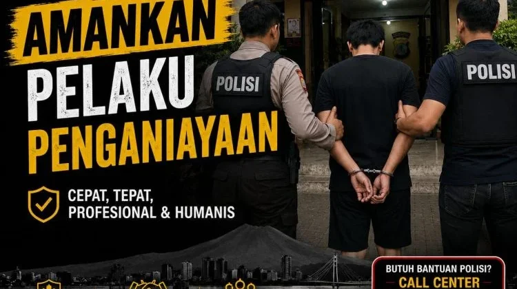 Tim Opsnal Polsek Malalayang Tangkap Pelaku Penganiayaan Menggunakan Sajam