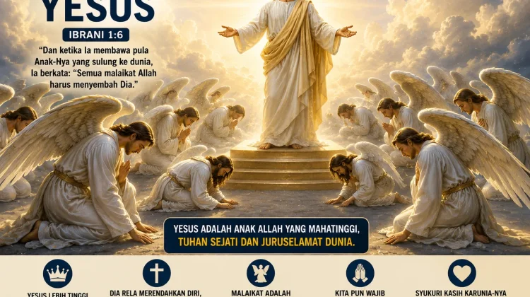 RHK Senin, 18 Mei 2026 Malaikat Harus Menyembah Yesus Ibrani 1:6