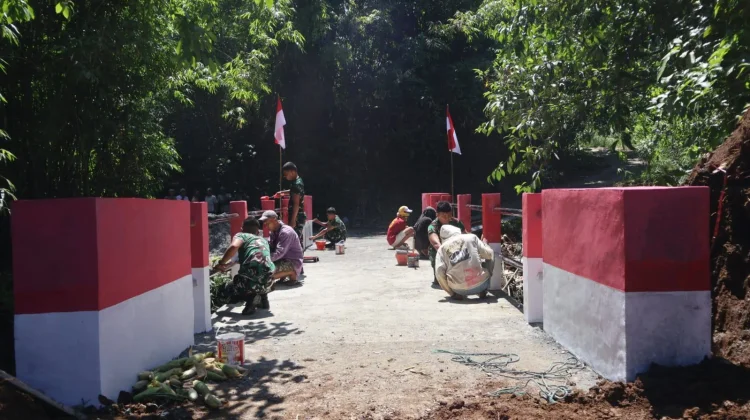 Jembatan Garuda di Mitra Capai 100 Persen, Dorong Aktivitas Ekonomi Warga