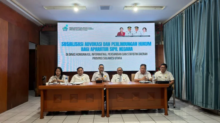 Kadis Zainudin Hilimi Buka Sosialisasi Advokasi ASN di Lingkup Diskominfo Sulut