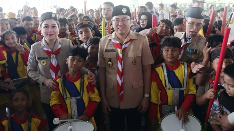 Wali Kota Andrei Angouw Buka Jambore Pramuka Manado 2026 di Minut