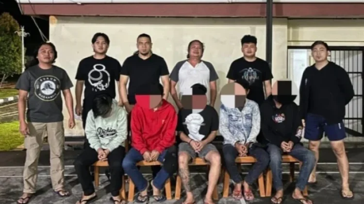 Lima Terduga Pelaku Pengeroyokan di Wulauan Diamankan Tim Resmob Polres Minahasa