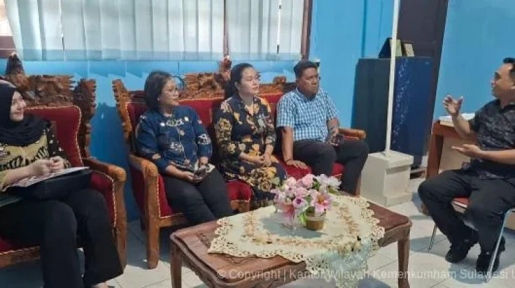 Kanwil Kemenkum Sulut Dorong Percepatan Pembentukan Sentra KI di AKP Tahuna