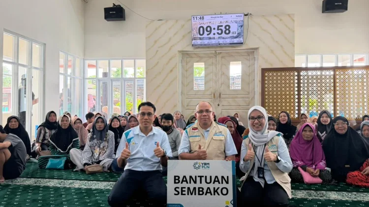 YBM PLN UP3 Gorontalo Salurkan 100 Paket Sembako untuk Masyarakat dan Pensiunan