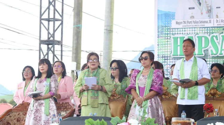 Bupati Minsel Franky Donny Wongkar Hadiri HAPSA W/KI Sinode GMIM