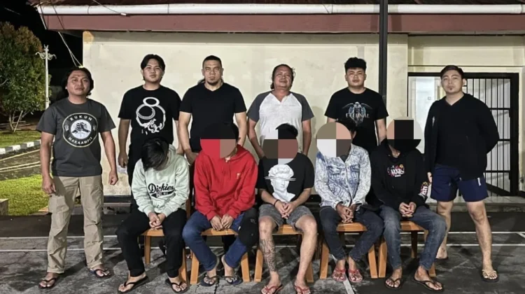 Tim Resmob Polres Minahasa Ringkus 5 Terduga Pelaku Pengeroyokan