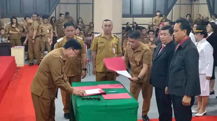 Rotasi Pejabat Tinggi Pratama dan Administrator Pemkab Minut