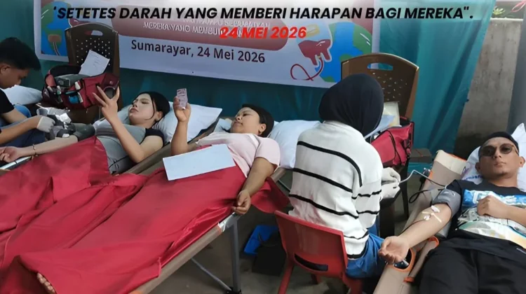 Aksi Donor Darah, PMI Minut Sasar Desa Sumarayar