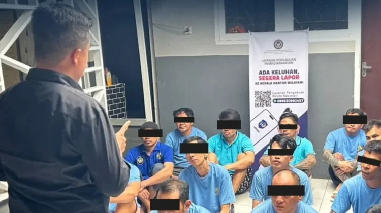 Perkuat Disiplin & Kamtib, Kanwil Ditjenpas Gelar Bintorwasdal di Lapas Enmawira