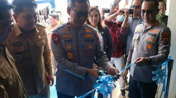 Wakapolda Sulut Resmikan Klinik Pratama Polres Bitung