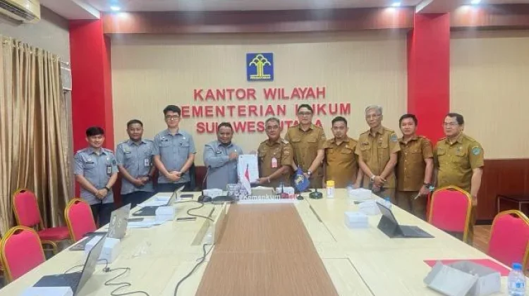 Perkuat Tata Kelola Desa, Kemenkum Sulut Dampingi Harmonisasi Ranperda Minut