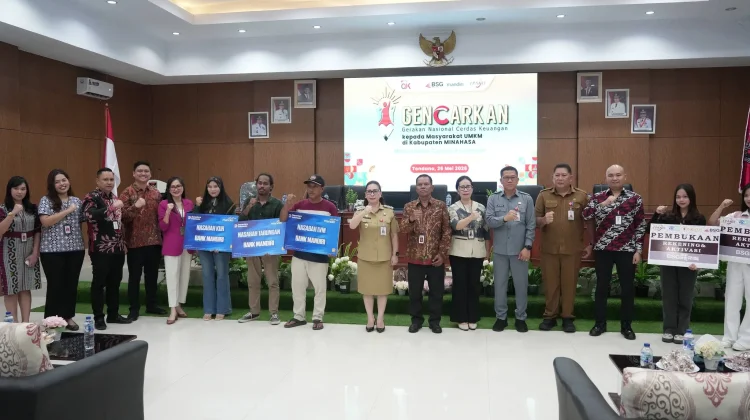 Pemkab Minahasa Dorong UMKM Naik Kelas Lewat GENCARKAN dan Literasi Keuangan