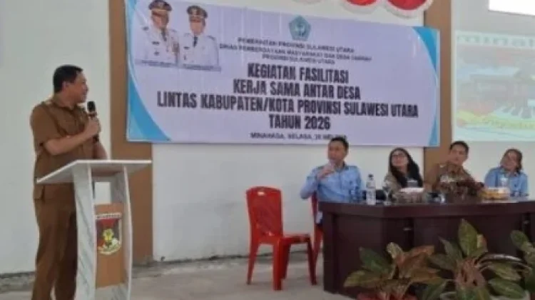 Camat Kawangkoan Paparkan Peran Bumdesma dalam Kerja Sama Antar Desa di Forum PMD