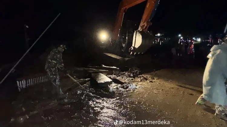 Banjir Bandang Terjang Desa Solimandungan II Bolmong, Kodim 1303/Bolmong Bergerak