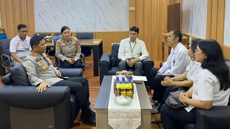 Kapolresta Manado Terima Kunjungan Kepala BPS Manado