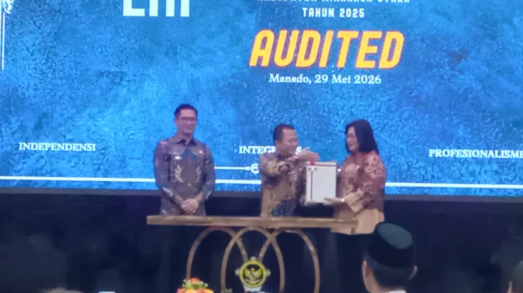 Kabupaten Minut Raih Opini WTP untuk Tata Kelola Keuangan 2025