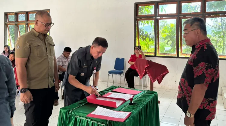 Sertijab Camat Talawaan, Lengkong Gantikan Warbung