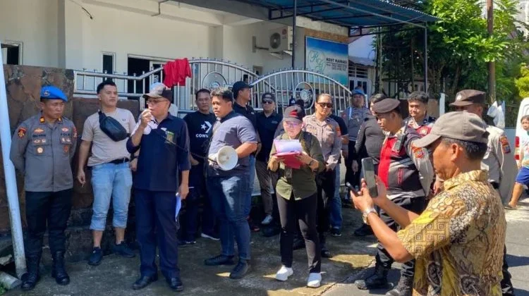 Polresta Manado Laksanakan Pengamanan Eksekusi Pengadilan Negeri Manado