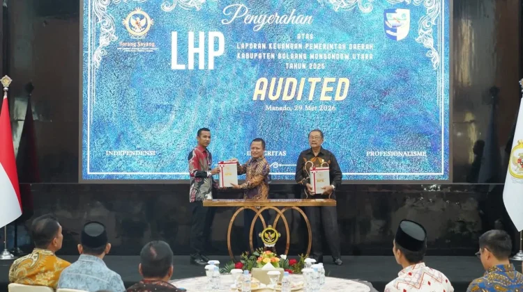 Pemkab Boltara Raih Opini WTP ke 10