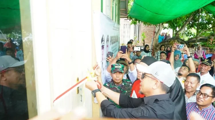 Bupati Boltara Resmikan Rumah Layak Huni Program Penanggulangan Kemiskinan
