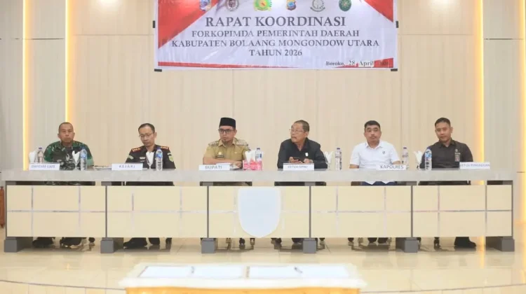 Rakor Forkopimda Pemda Kabupaten Boltara