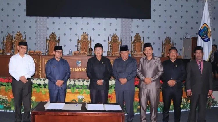 Rapat Paripurna dalam Rangka Penetapan Propemperda Kabupaten Boltara Tahun 2026