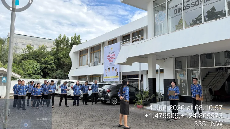 Dinas Sosial Sulut Peringati Hari Lahir Pancasila 2026