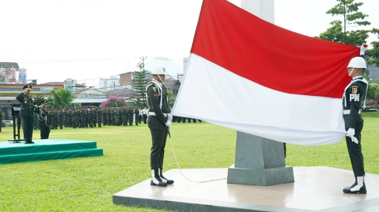 Pangdam XIII/Merdeka Pimpin Upacara Peringatan Hari Lahir Pancasila