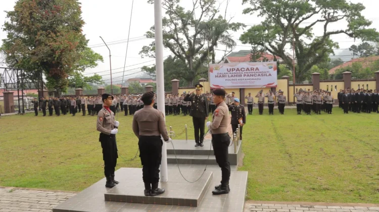 Polres Kotamobagu Gelar Upacara Peringatan Hari Lahir Pancasila