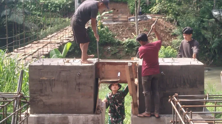 Progres Pembangunan Jembatan Perintis Garuda di Ranoyapo Capai 68 Persen