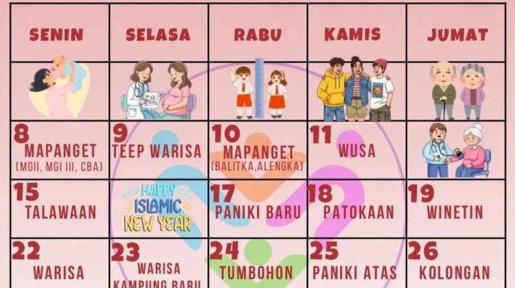 Posyandu ILP, Puskesmas Talawaan Rilis Jadwal Kunjungan Juni 2026