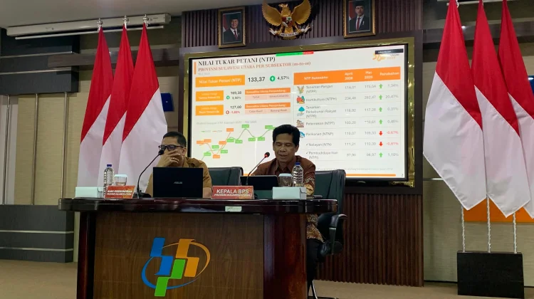 Nilai Tukar Petani Sulut Naik 4,57 Persen pada Mei 2026