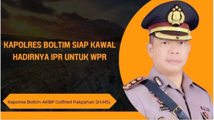 Kapolres Boltim Siap Kawal Kehadiran IPR untuk WPR di Boltim