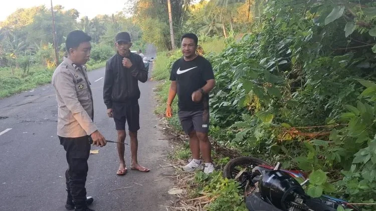 Respons Cepat Polsek Bunaken Tangani Kecelakaan Maut di Pangiang