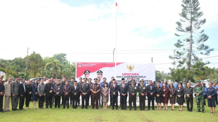 Upacara Hari Lahir Pancasila di Kabupaten Minsel