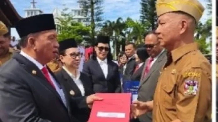 Momentum Hari Lahir Pancasila, Melky Palilingan Terima Kenaikan Pangkat
