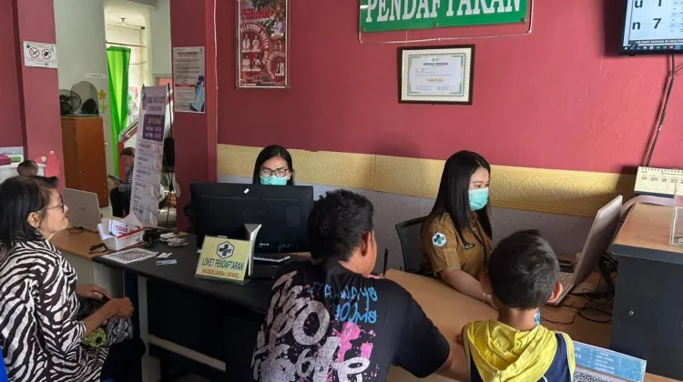 Sistem RME, Puskesmas Kauditan Layani Pemeriksaan Kesehatan Masyarakat