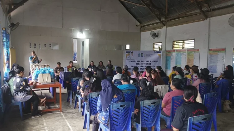 Keluarga Risiko Stunting di Poigar Terima Bantuan Nutrisi dari Pemprov Sulut