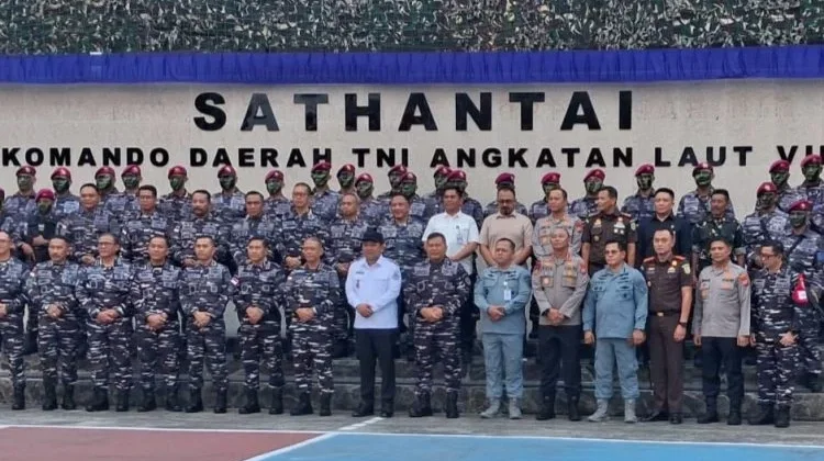 Kapolresta Manado Hadiri Peresmian Mako SatHanTai Kodaeral VIII di Bitung