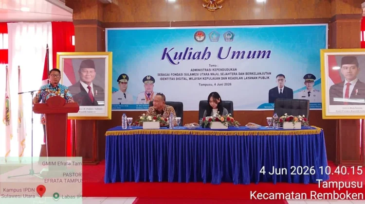 Sekpov Beri Kuliah Umum Praja IPDN