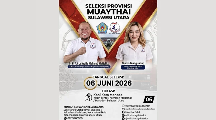 Antusiasme Daerah Menggema, Selekprov Muaythai Sulut Jadi Panggung Harapan Atlet