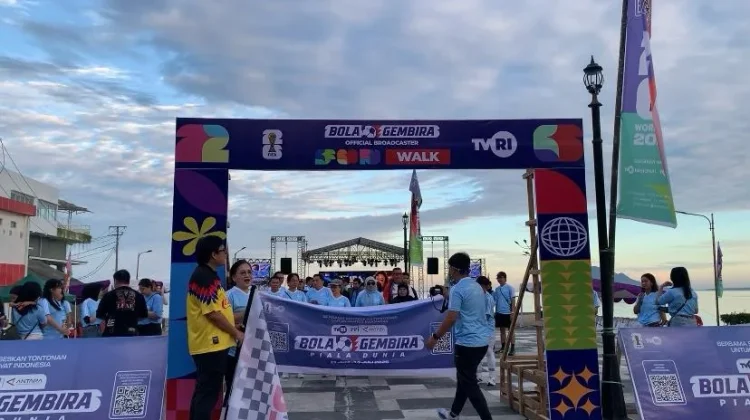 TVRI Sulut Sosialisasikan Hak Siar Piala Dunia 2026 melalui Bola Gembira