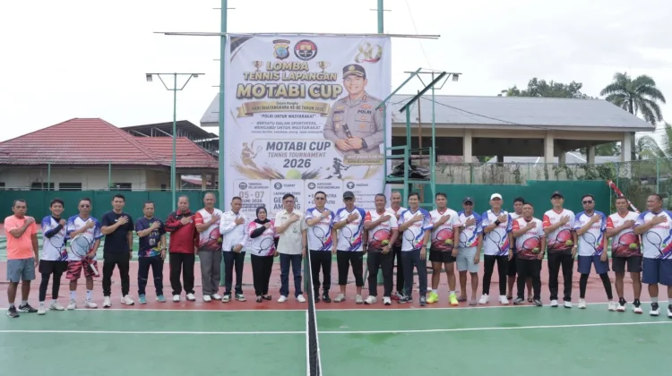 Polres Kotamobagu Gelar Turnamen Tenis “Kapolres Cup Motabi 2026”